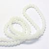 Baking Painted Imitation Jade Glass Round Bead Strands DGLA-Q021-4mm-01-3