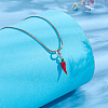 1Pc 925 Sterling Silver Enamel Italian Horn  European Dangle Charm STER-PH0005-16-4