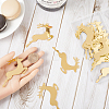 SUNNYCLUE Deer Shape Plastic Wine Glass Charms AJEW-SC0001-63B-3