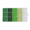 DIY 15 Grids ABS Plastic & Glass Seed Beads Jewelry Making Finding Beads Kits DIY-G119-02E-1