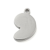 304 Stainless Steel Pendants STAS-M069-02G-P-1