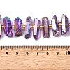 Electroplated Natural Quartz Crystal Beads Strands G-F800-F17-4