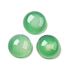 Natural Green Onyx Agate Cabochons G-E492-B-15-1