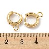 201 Stainless Steel Huggie Hoop Earring Findings STAS-P283-01U-G-3