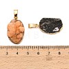 Natural Druzy Agate Pendants GG-K002-18-3
