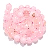 Natural Rose Quartz Beads Strands G-F591-04-2