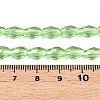 Transparent Glass Beads Strands EGLA-A037-T6x8mm-D02-4