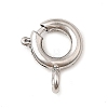 Brass Spring Ring Clasps KK-D407-20P-B-1