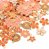 40Pcs 10 Styles Alloy Enamel Pendants ENAM-TA0004-09-3