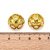 UV Plated ABS Bead Caps OACR-D316-04B-10-3