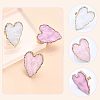 3Pcs 3 Colors Adjustable Resin Palette Rings RJEW-CA0001-05-4