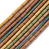 Electroplated Synthetic Non-magnetic Hematite Beads Strands G-K366-I02-02-1