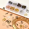74Set 8 Style Tibetan Style Alloy Toggle Clasps FIND-YW0001-38-4
