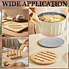 8Pcs 2 Styles Bamboo Cup Mats DJEW-GO0001-17-5