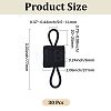 30Pcs Nylon Elastic Straps FIND-CY0002-13B-2