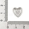 Brass Micro Pave Cubic Zirconia Slide Charms ZIRC-I068-07P-4