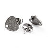 Non-Tarnish 304 Stainless Steel Stud Earring Findings EJEW-O104-07P-2