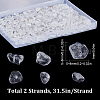 2 Strands Natural Quartz Crystal Chip Beads Strands G-SC0002-49-2