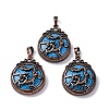 Synthetic Turquoise Pendants G-A241-02R-05-1