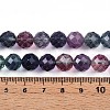 Natural Rainbow Fluorite Beads Strands G-T140-22C-5