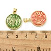 Rack Plating Brass Enamel Pendants KK-Z067-26G-3