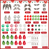 DIY Christmas Fairy Earring Making Kit DIY-SC0022-71-2