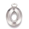 304 Stainless Steel Pendants STAS-H119-01P-O-1