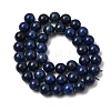 Dyed Round Natural Lapis Lazuli Beads Strands G-K081-8mm-4