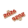 Alloy Enamel Pendants ENAM-D319-01KCG-07-2