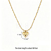304 Stainless Steel Pendant Necklaces for Women WGB711D-01-2