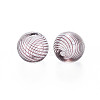 Transparent Handmade Blown Glass Globe Beads GLAA-T012-33A-2