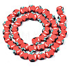 Handmade Polymer Clay Bead Strands CLAY-S096-001-01-2