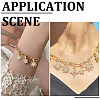 10Pcs 5 Styles Brass Micro Pave Clear Cubic Zirconia Pendants KK-BBC0028-74-5