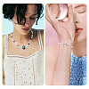 74Pcs 10 Styles Handmade Evil Eye Lampwork Beads LAMP-TA0002-73-8