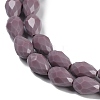 Opaque Solid Color Beads Strands EGLA-N013-P8mm-D09-3