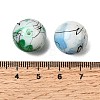 Opaque Spray Painted Glass Beads DGLA-MSMC002-16mm-3