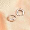 316 Surgical Stainless Hoop Earrings EJEW-C160-06B-P-5