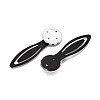 Alloy & Iron Bookmark Cabochon Settings PALLOY-N184-03S-2