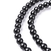 Synthetic Black Stone Beads Strands GSR6mmC044-2