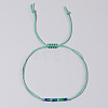 Adjustable Glass Seed Beaded Friendship Braided Bracelets for Daily Wear and Gifts BE2039-9-1