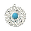 Dyed Synthetic Turquoise Pendants LS-STAS-G374-05S-18-1