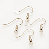 Brass Earring Hooks X-KK-T029-132LG-NF-1