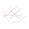 Brass Ball Head Pins X-KK-WH0058-02D-RG-3