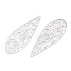 Rack Plating Brass Filigree Pendants KKC-T001-68P-1