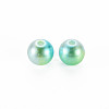 ABS Plastic Imitation Pearl Beads OACR-T003-46-4