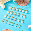 6Pcs 3 Colors Natural Cultured Freshwater Pearl Stud Earrings EJEW-TAC00026-11