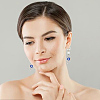 GOMAKERER 4Pcs 2 Style 925 Sterling Silver Hoop Earrings STER-GO0001-07-7