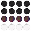 10Pcs 304 Stainless Steel Pendant Cabochon Settings DIY-TA0015-76B-2