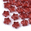 Transparent Spray Painted Glass Beads X1-GLAA-N035-01-E01-1