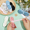 10 Colors Polyester Elastic Stretch Lace Trim OCOR-PH0008-01-3